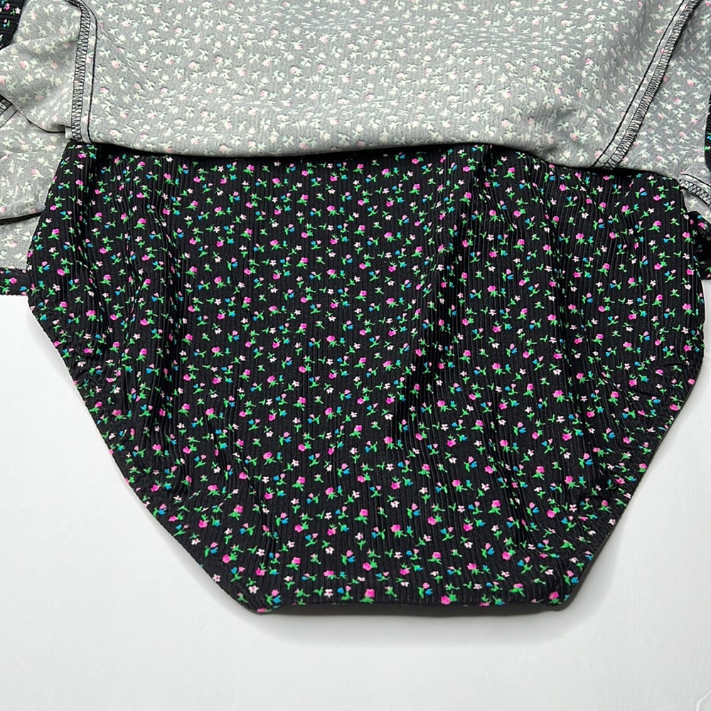 Mainstream floral ribbed bathing suit size 16 - Picture 15 of 15